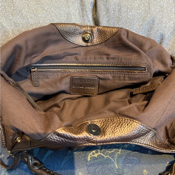 🆕 CARLO DIMO VINTAGE METALLIC HANDBAG - Picture 7 of 16